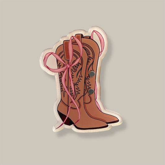 Coquette Boots Lash Tile 🎀